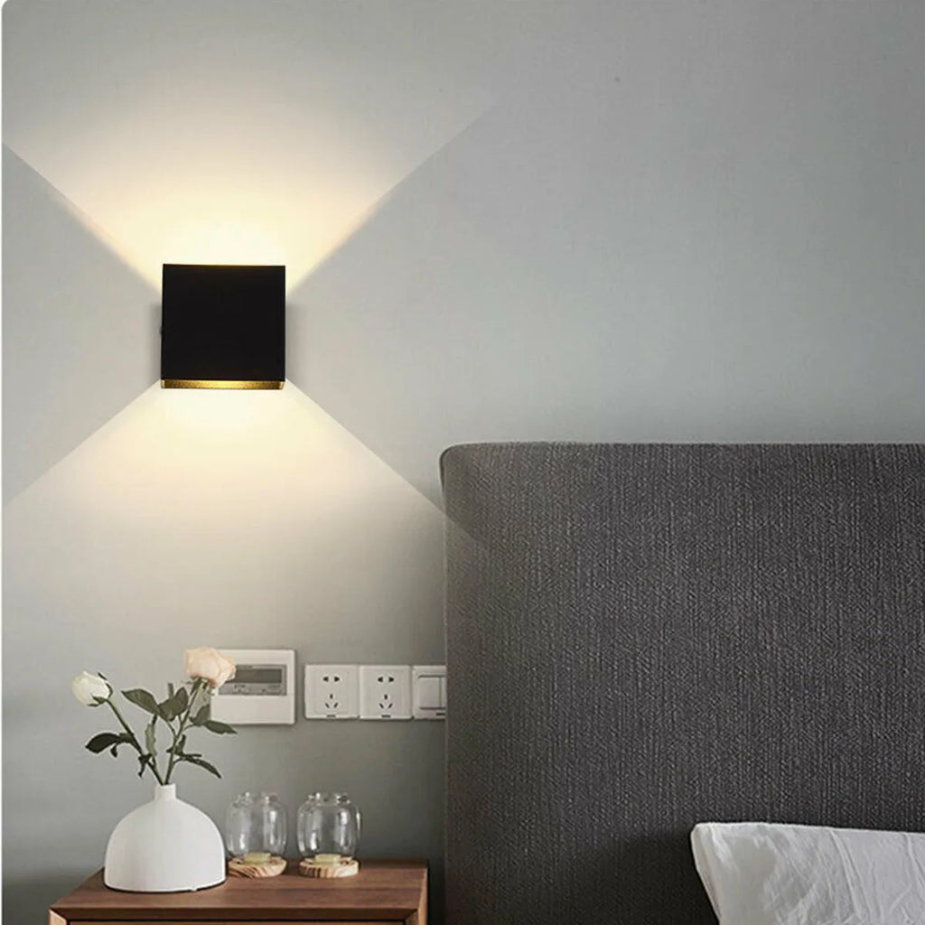4er Set LED Wandleuchten – Moderne minimalistische Innenbeleuchtung für Schlafzimmer & Wohnzimmer