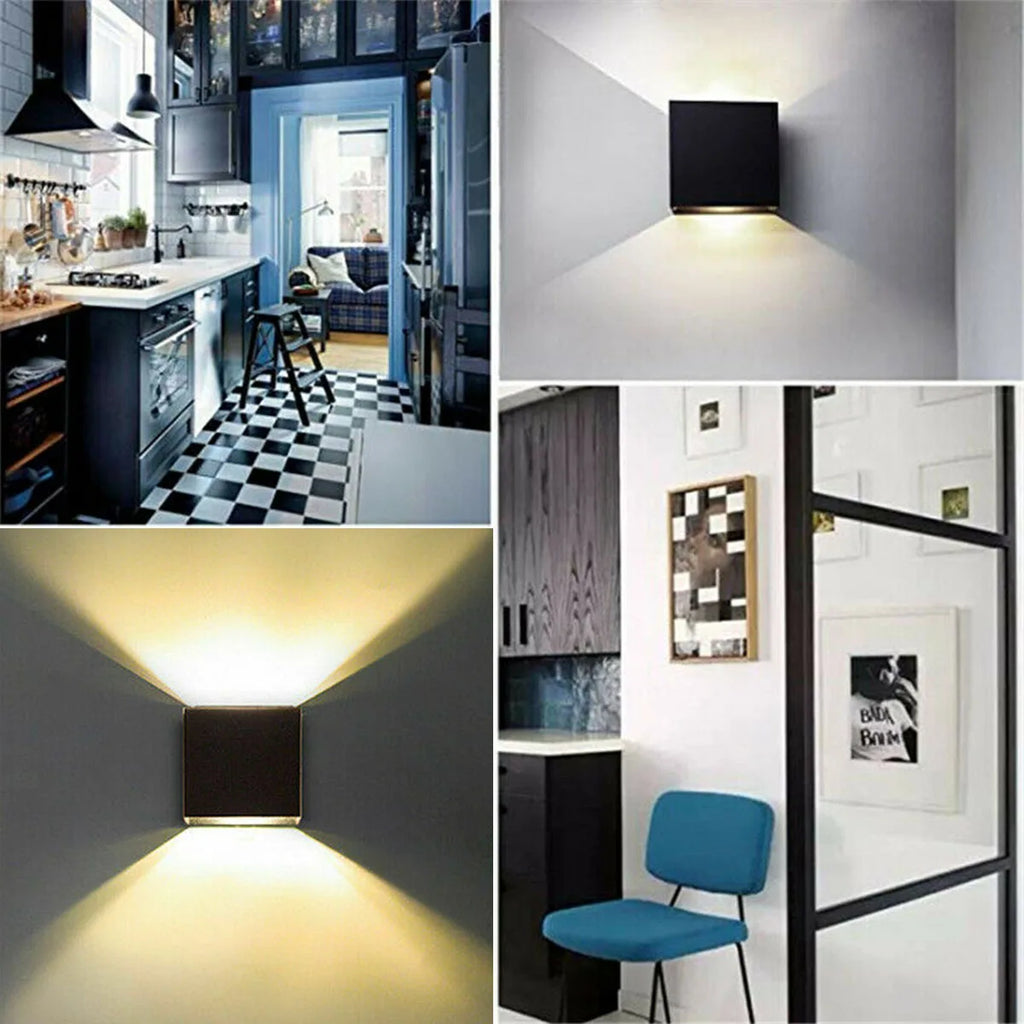 4er Set LED Wandleuchten – Moderne minimalistische Innenbeleuchtung für Schlafzimmer & Wohnzimmer