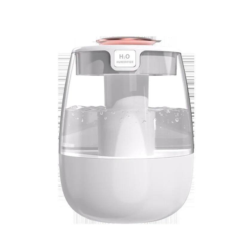 Aroma Luftbefeuchter 1300ml – Doppel-Sprühanschluss USB Diffusor mit Nachtlicht | Ultraschall Luftbefeuchter fürs Schlafzimmer, Kinderzimmer & Büro