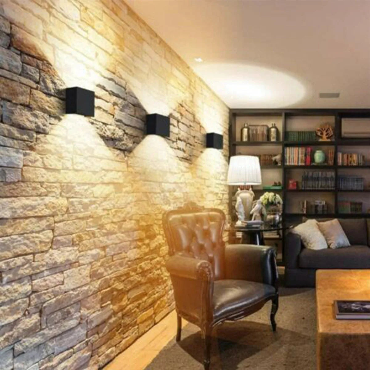 4er Set LED Wandleuchten – Moderne minimalistische Innenbeleuchtung für Schlafzimmer & Wohnzimmer