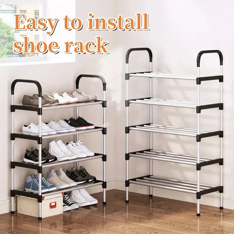 Schuhregal Mehrschichtig – Staubdichter Schuhschrank für Haustür, Schlafzimmer & Wohnheim, Doppelregale zur platzsparenden Aufbewahrung