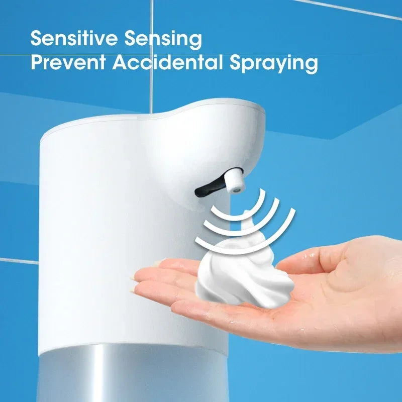 „Automatischer Touchless Schaumseifenspender – Infrarot Sensor, Typ-C Aufladung, Smart & Hygienisch, Großes Fassungsvermögen“