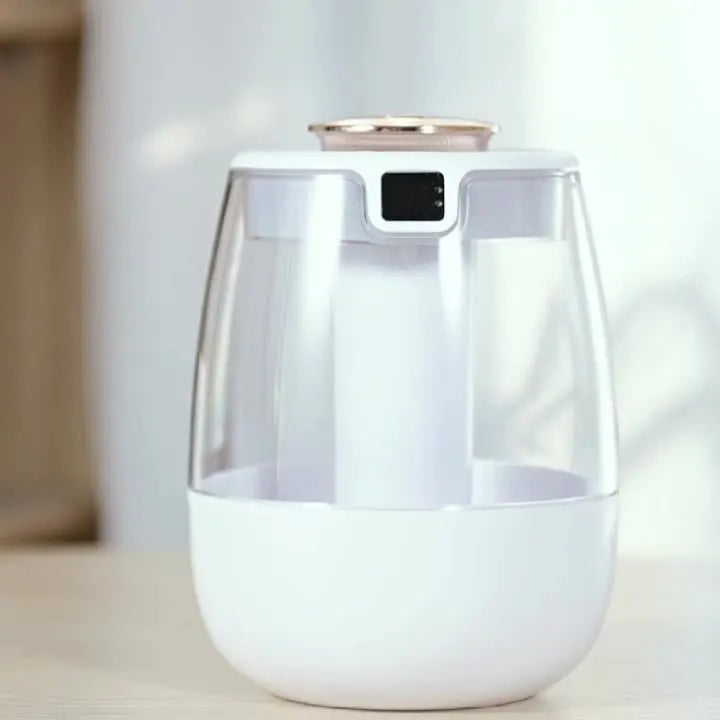 Aroma Luftbefeuchter 1300ml – Doppel-Sprühanschluss USB Diffusor mit Nachtlicht | Ultraschall Luftbefeuchter fürs Schlafzimmer, Kinderzimmer & Büro