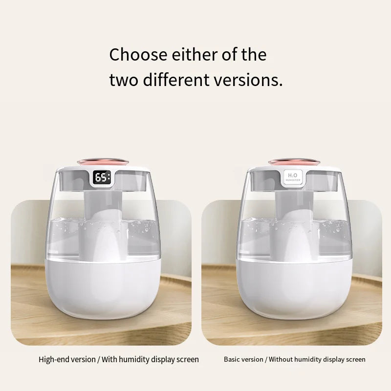Aroma Luftbefeuchter 1300ml – Doppel-Sprühanschluss USB Diffusor mit Nachtlicht | Ultraschall Luftbefeuchter fürs Schlafzimmer, Kinderzimmer & Büro